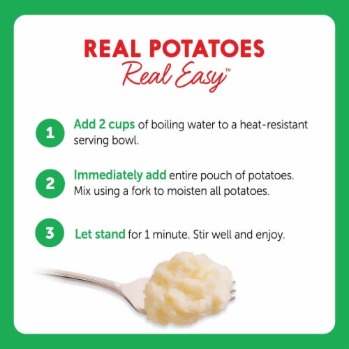 Idahoan® Roasted Garlic Mashed Potatoes Perspective: right