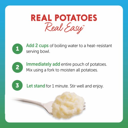 Idahoan Mashed Potatoes Seasoned with Hidden Valley Original Ranch Perspective: right