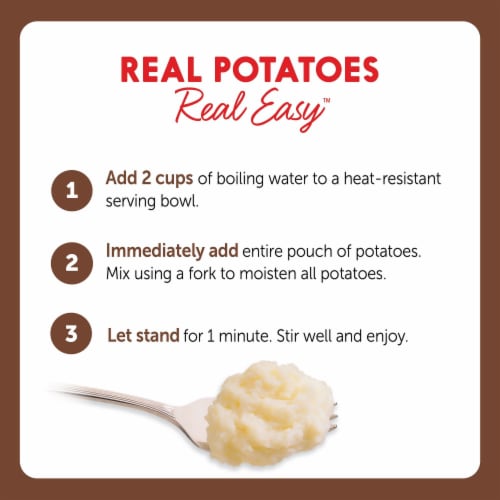 Idahoan® Smokey Cheese & Bacon Mashed Potatoes Perspective: right