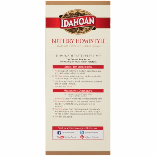 Idahoan® Buttery Homestlye Mashed Potatoes Perspective: right