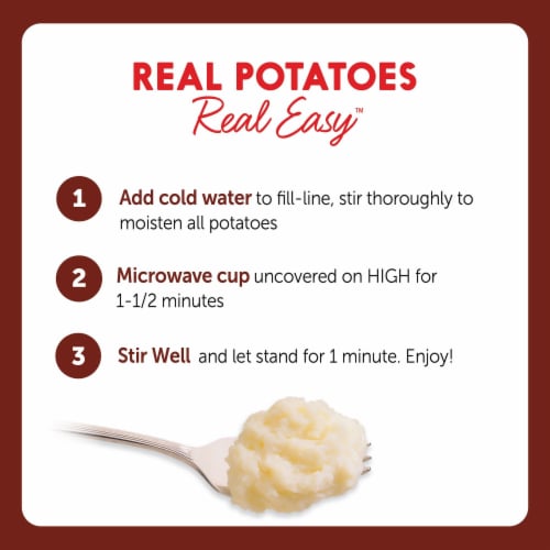 Idahoan® Loaded Baked® Mashed Potatoes Cups Perspective: right