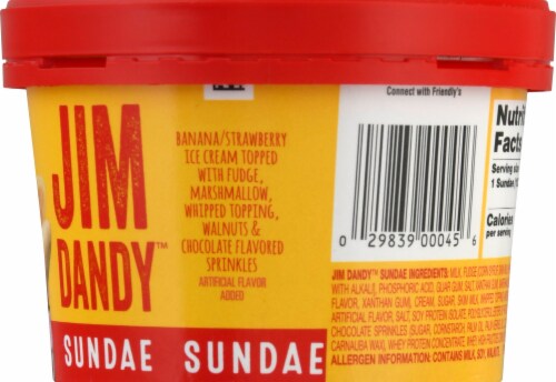 Mariano S Friendly S Jim Dandy Sundae Cup 6 Fl Oz