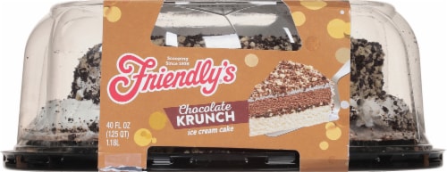 Friendly's Chocolate Krunch Ice Cream Cake Perspective: right