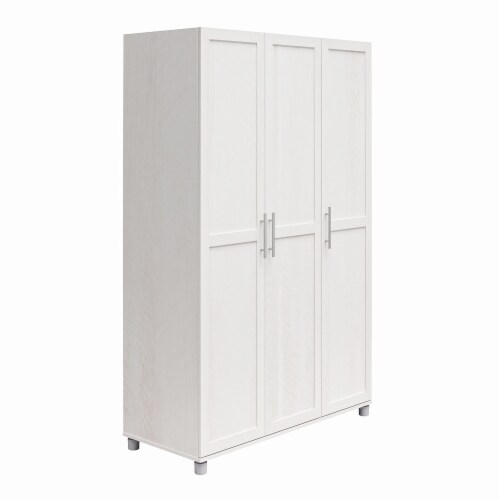 Camberly Framed 3 Door Wardrobe, Ivory Oak Perspective: right
