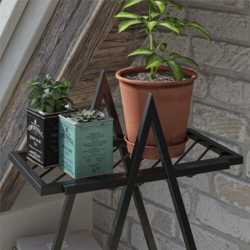 Wallflower Plant Stand, Black Perspective: right