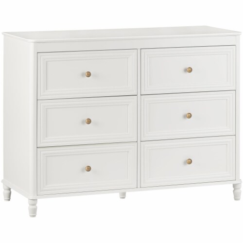 Little Seeds Piper Painted 6 Drawer Dresser with Solid Wood