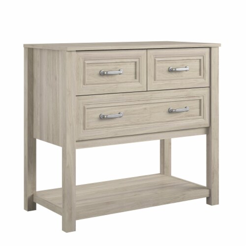 Little Seeds Sierra Ridge Levi Kids’ 3 Drawer Dresser, Light Walnut Perspective: right