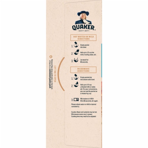 Quaker® Lower Sugar Variety Pack Instant Oatmeal Perspective: right