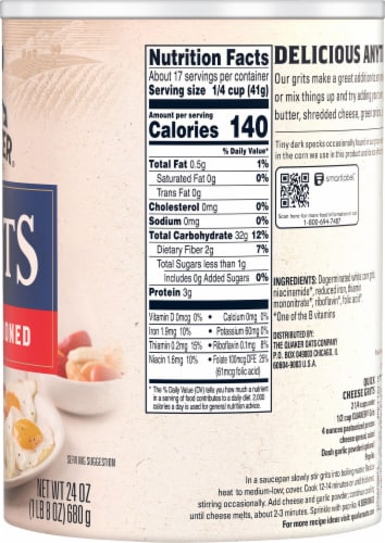 Quaker® Old Fashioned Grits Breakfast Perspective: right