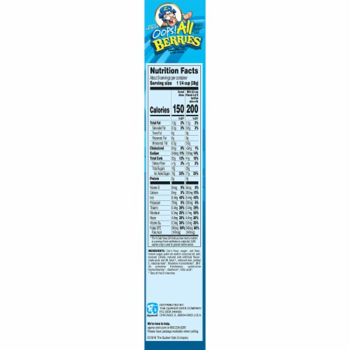 Cap'n Crunch's Oops! All Berries® Cereal Perspective: right