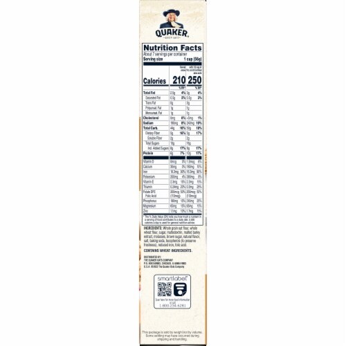 Quaker® Honey Nut Oatmeal Squares Perspective: right