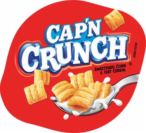 Cap'N Crunch® Breakfast Cereal Original Flavor Corn & Oat Cereal Cup Perspective: right