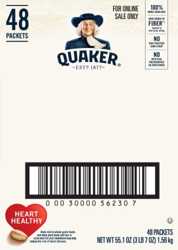 Quaker Lower Sugar Instant Oatmeal Variety Pack Perspective: right