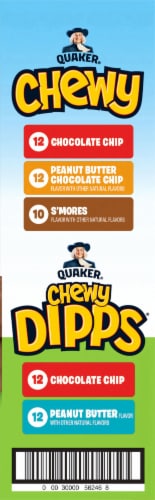 Quaker Chewy Granola Bars & Chewy Dipps Variety Pack Perspective: right