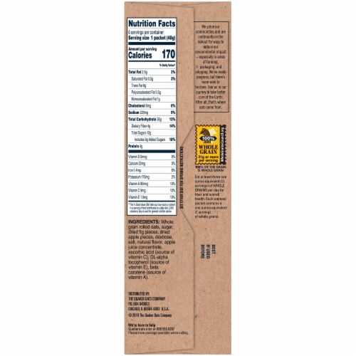 Quaker™ Antioxidants Green Apple Fig Instant Oats Perspective: right