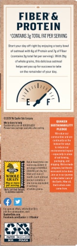 Quaker® Fiber & Protein Instant Oatmeal Variety Pack Perspective: right