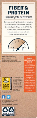 Quaker® Fiber & Protein Instant Oatmeal Variety Pack Perspective: right