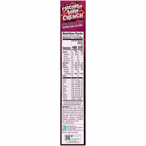 Cap'N Crunch Chocolate Berry Cap'n Crunch Breakfast Cereal Perspective: right