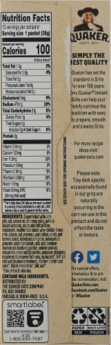 Quaker® Cheddar Cheese 2 Minute Instant Grits Perspective: right