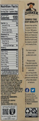 Quaker® Cheddar Cheese Instant Grits Perspective: right