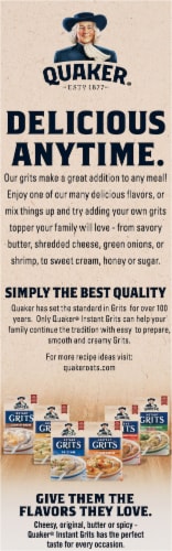 Quaker® Instant Cheese Grits Perspective: right
