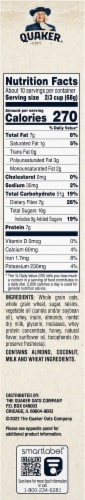 Quaker® Simply Oats, Honey, Raisins and Almonds Granola Perspective: right