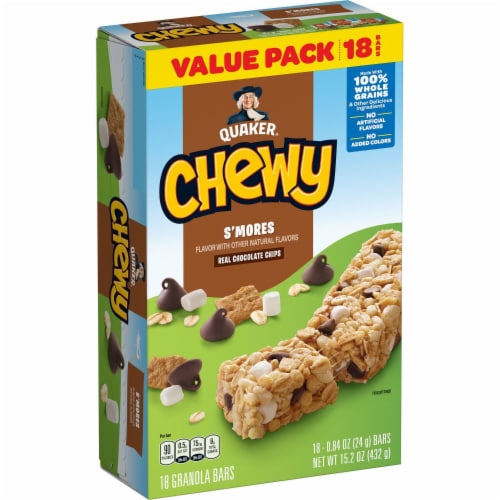 Quaker Chewy® S'mores Granola Bars Perspective: right