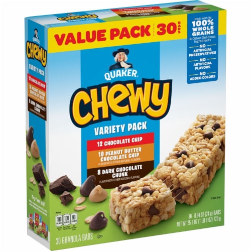 Quaker Chewy® Granola Bars Variety Pack Perspective: right