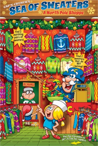 Cap'n Crunch's® Christmas Crunch Cereal Perspective: right