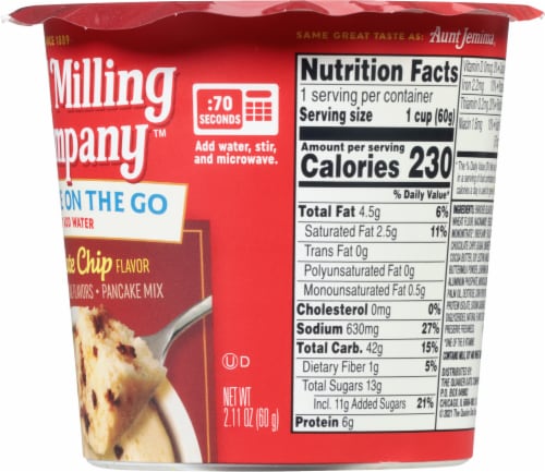 Pearl Milling Company™ Pancake On The Go Chocolate Chip Pancake Mix Perspective: right