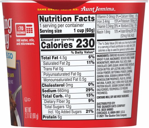 Pear Milling Company Pancake On The Go Pancake Mix Perspective: right