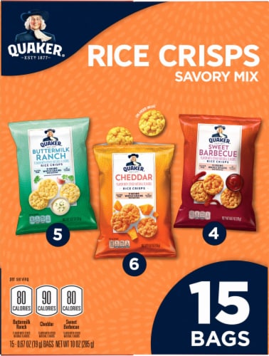 Quaker Rice® Crisps Savory Mix Variety Pack Perspective: right