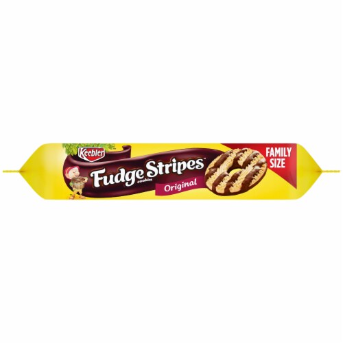 Keebler® Original Fudge Stripes™ Cookies Family Size Perspective: right