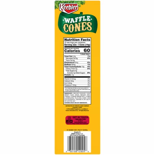 Keebler™ Waffle Cones Perspective: right