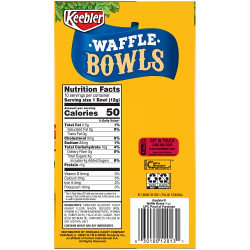 Keebler™ Waffle Bowls Perspective: right