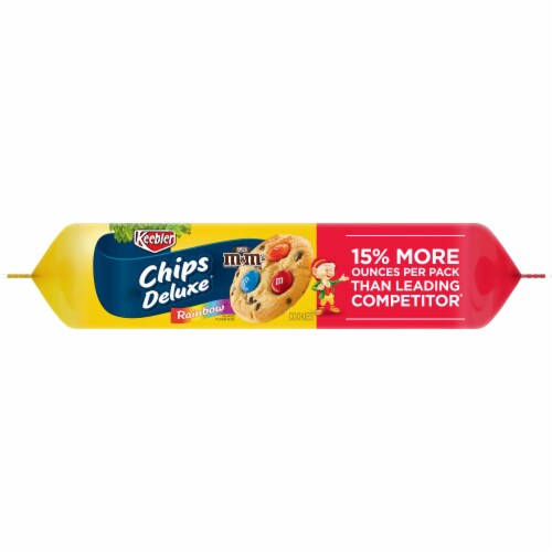 Keebler Chips Deluxe Rainbow Cookies Perspective: right