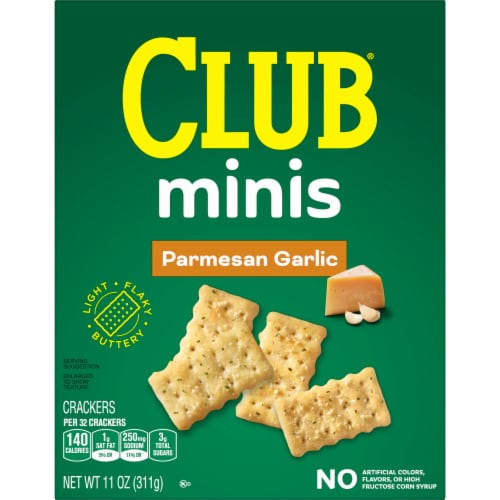 Club® Minis Parmesean Garlic Crackers Perspective: right