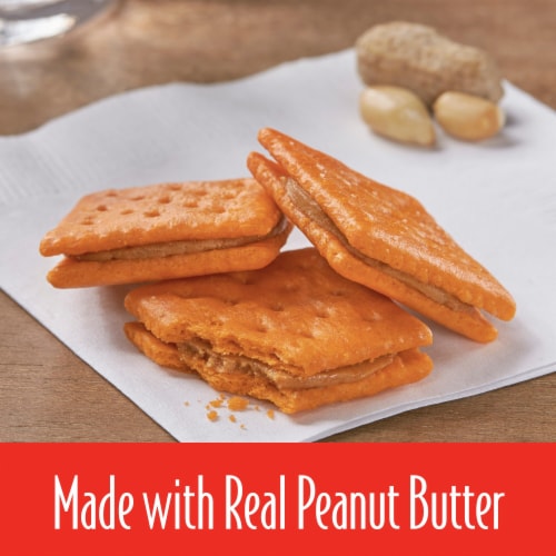 Keebler® Cheese and Peanut Butter Big Snack Pack Sandwich Snack Crackers Perspective: right