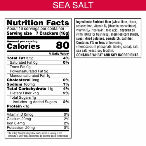 Town House® Dipping Thins Sea Salt Baked Snack Crackers Perspective: right