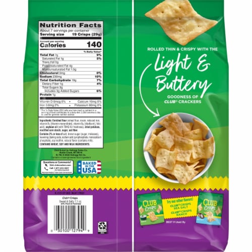Club Sweet and Salty Cracker Crisps Perspective: right