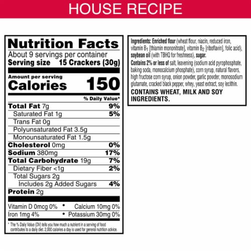 Town House FlipSides Minis House Seasoned Wheat Crackers Perspective: right