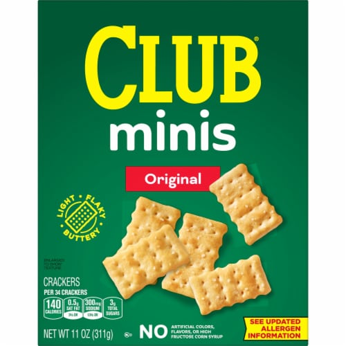 Club® Minis Original Crackers Perspective: right