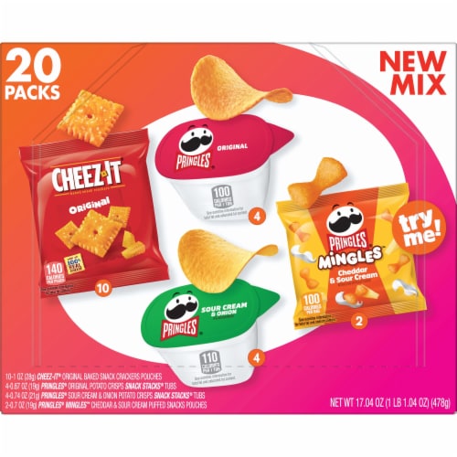 Cheez-It® & Pringles Variety Pack Perspective: right
