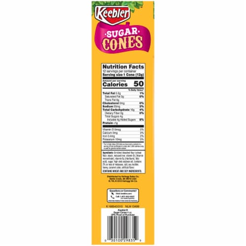 Keebler™ Sugar Cones Perspective: right