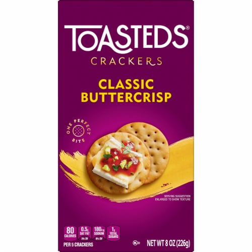 Toasteds®® Classic Buttercrisp Snack Crackers Perspective: right
