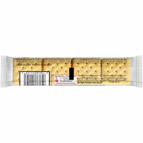 Kellogg's Keebler Pepper Jack Sandwich Crackers Big Snack Pack Perspective: right