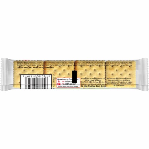 Kellogg's Keebler Pepper Jack Sandwich Crackers Big Snack Pack Perspective: right