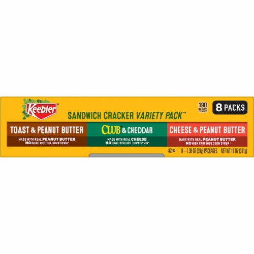 Keebler Variety Pack Sandwich Crackers Perspective: right