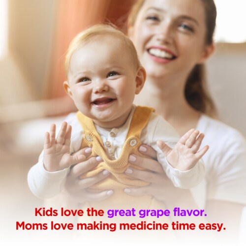 PediaCare® Infants Grape Liquid Acetaminophen Perspective: right