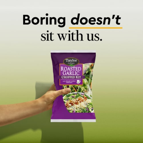 Taylor Farms® Roasted Garlic Chopped Salad Kit Bag Perspective: right